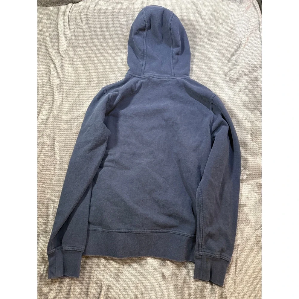 The North Face Mens Navy Blue Logo Pullover Hoodie Sweatshirt‎ Size Medium